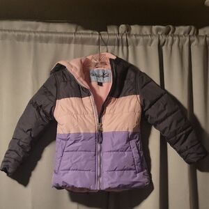 Wild Fable Kids Puffer Jacket - Pink, Purple, Black